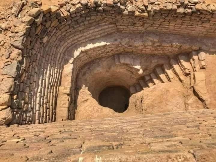 Ancient stepwell at the Dholavira site